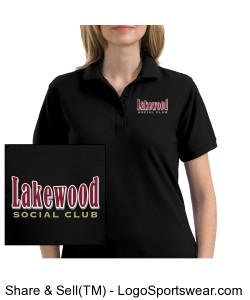 Embroidered- Ladies Silk Touch Polo Design Zoom